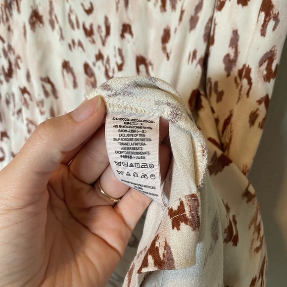 Free People Fake Love Leopard Print Open Back Mini Dress - Picture 8 of 9